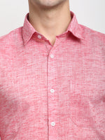 Thumbnail for Jainish Red Men's Solid Cotton Formal Shirt ( SF 782Red ) - Distacart