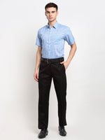 Thumbnail for Jainish Blue Men's Solid Cotton Half Sleeves Formal Shirt ( SF 783Blue ) - Distacart