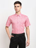 Jainish Red Men's Solid Cotton Half Sleeves Formal Shirt ( SF 783Red ) - Distacart