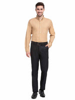 Thumbnail for Jainish Beige Men's Button Down Collar Cotton Formal Shirt ( SF 785Beige ) - Distacart