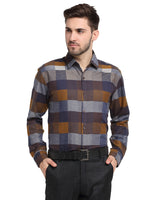 Thumbnail for Jainish Multicolor Men's Checked Cotton Formal Shirt ( SF 787Multi ) - Distacart