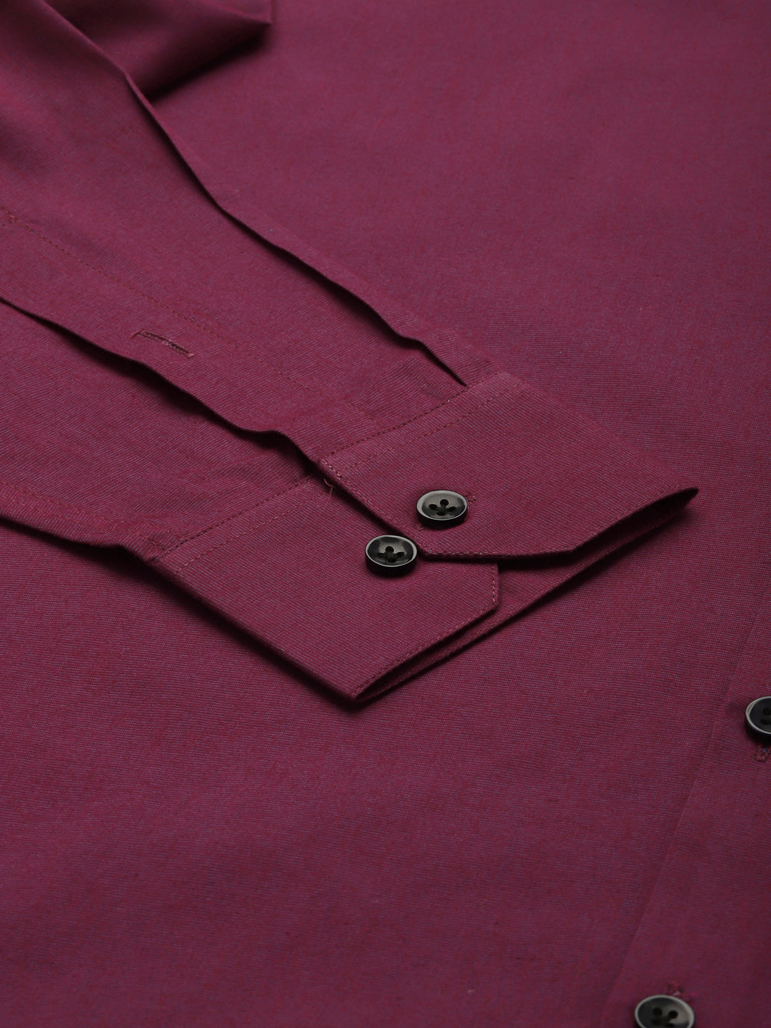 Jainish Men's Solid Formal Cotton Shirt ( SF 788Wine ) - Distacart