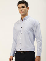 Thumbnail for Jainish Men's Solid Formal Cotton Shirt ( SF 792Sky ) - Distacart