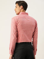 Thumbnail for Jainish Men's Linen Cotton Polka Dots Formal Shirts ( SF 794Red ) - Distacart
