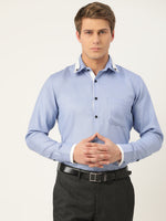Thumbnail for Jainish Men's Cotton Solid Formal Shirts ( SF 796Blue ) - Distacart