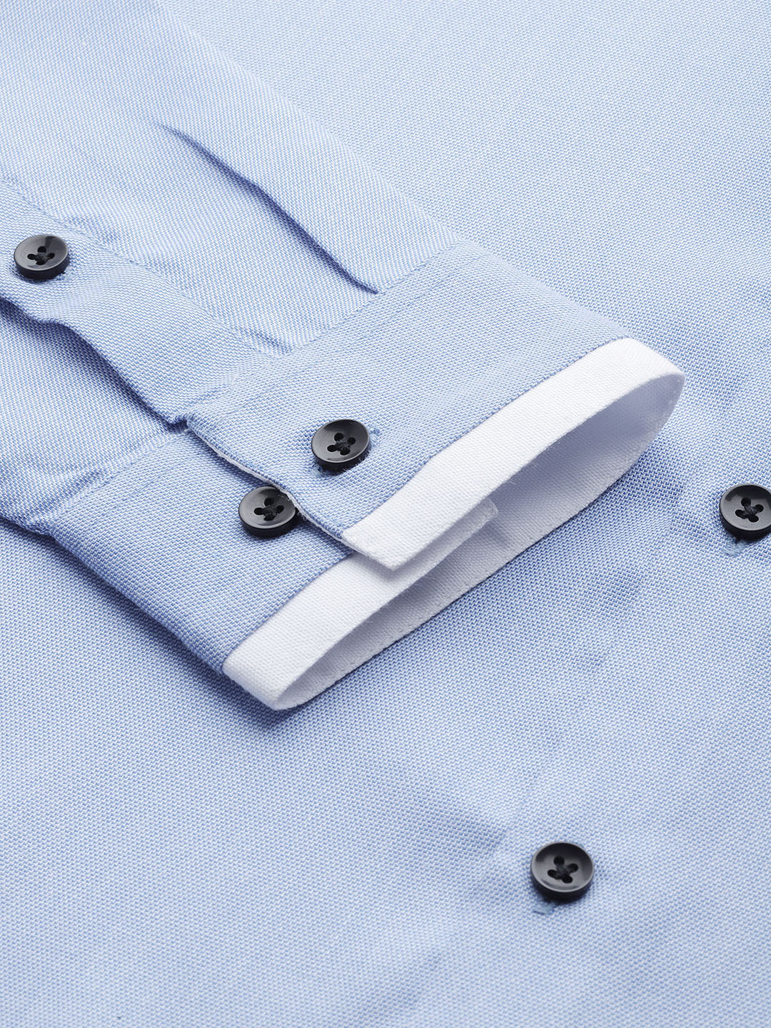 Jainish Men's Cotton Solid Formal Shirts ( SF 796Blue ) - Distacart
