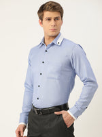 Thumbnail for Jainish Men's Cotton Solid Formal Shirts ( SF 796Blue ) - Distacart
