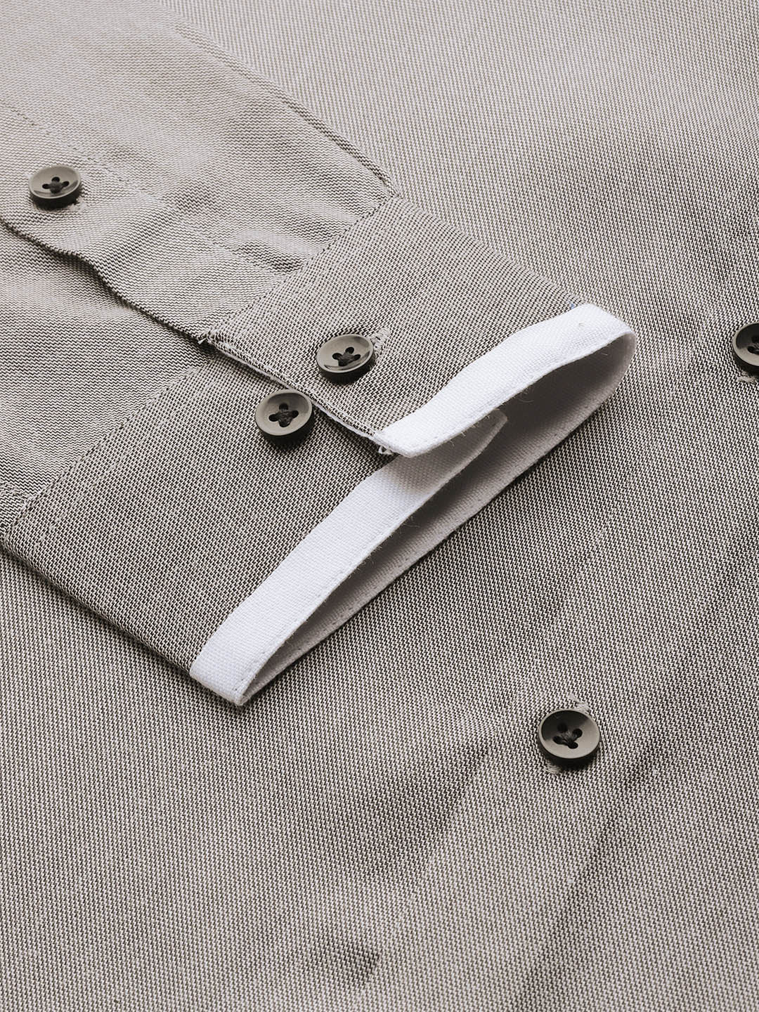 Jainish Men's Cotton Solid Formal Shirts ( SF 796Charcoal ) - Distacart