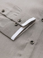 Thumbnail for Jainish Men's Cotton Solid Formal Shirts ( SF 796Charcoal ) - Distacart