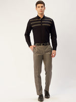 Thumbnail for Jainish Men's Cotton Printed Formal Shirts ( SF 805Black ) - Distacart