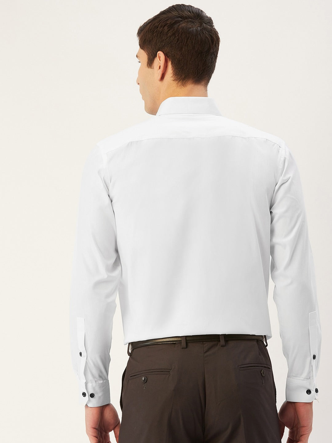Jainish Men's Cotton Printed Formal Shirts ( SF 805White ) - Distacart