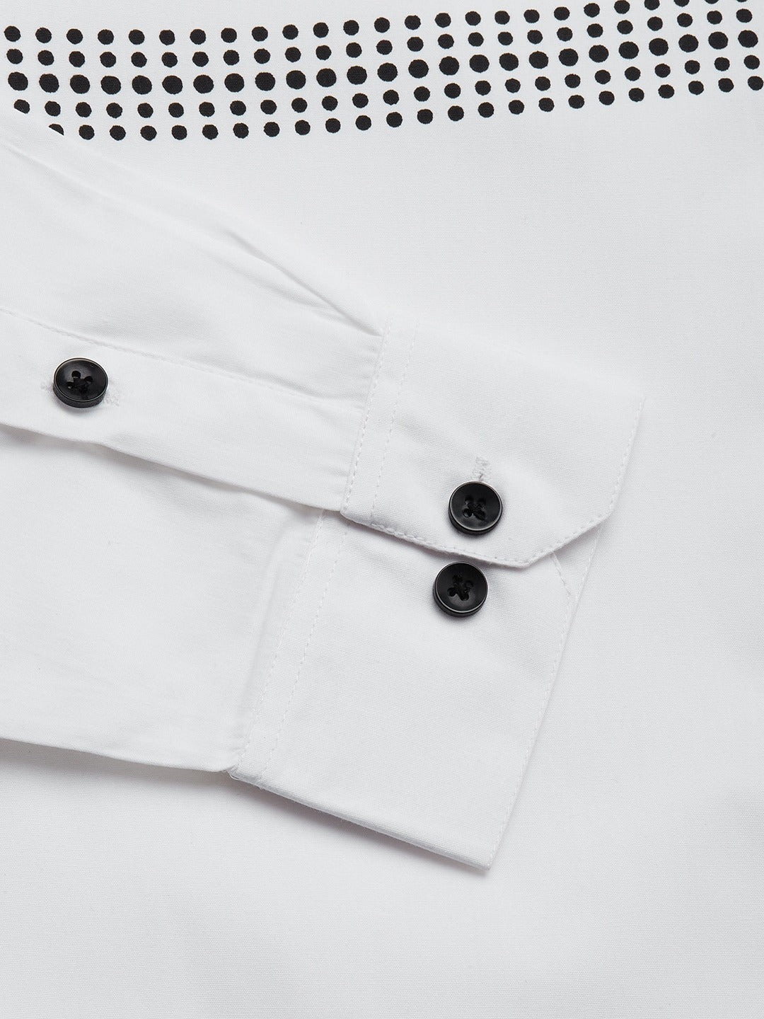 Jainish Men's Cotton Printed Formal Shirts ( SF 805White ) - Distacart