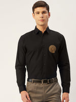 Thumbnail for Jainish Men's Cotton Printed Formal Shirts ( SF 807Black ) - Distacart