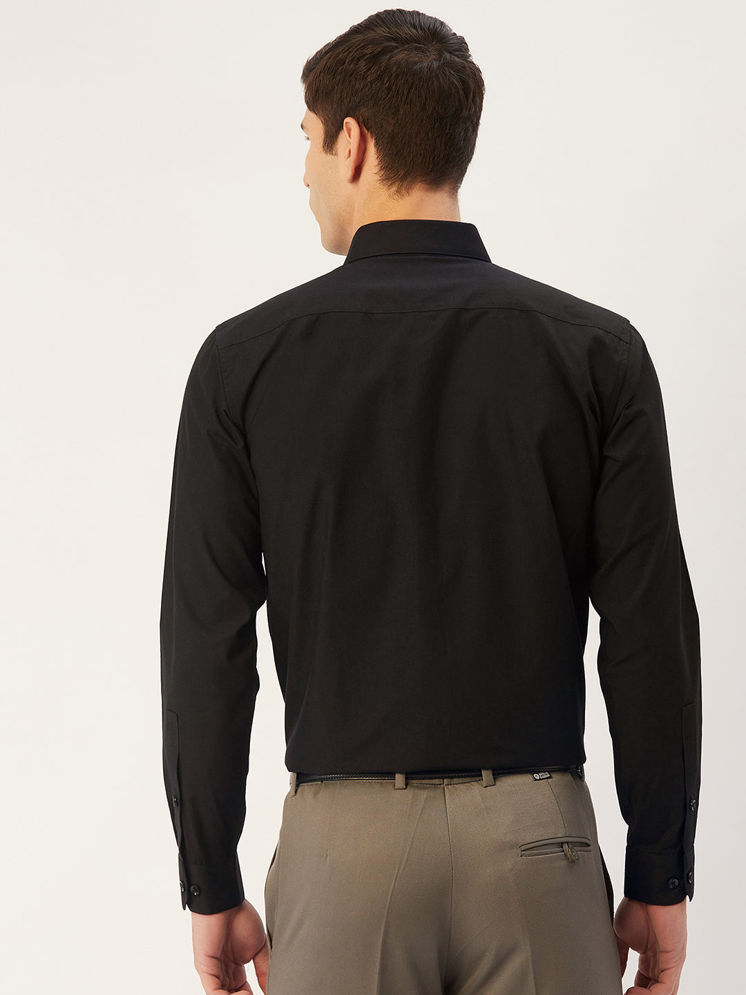 Jainish Men's Cotton Printed Formal Shirts ( SF 807Black ) - Distacart
