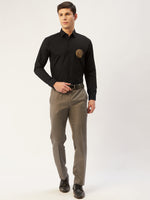 Thumbnail for Jainish Men's Cotton Printed Formal Shirts ( SF 807Black ) - Distacart