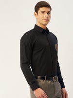 Thumbnail for Jainish Men's Cotton Printed Formal Shirts ( SF 807Black ) - Distacart