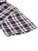 Thumbnail for Jainish Men's Cotton Checked Half Sleeve Formal Shirts ( SF 808Navy ) - Distacart