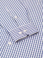 Thumbnail for Jainish Men's Cotton Checked Button Down Collar Formal Shirts ( SF 810Blue ) - Distacart