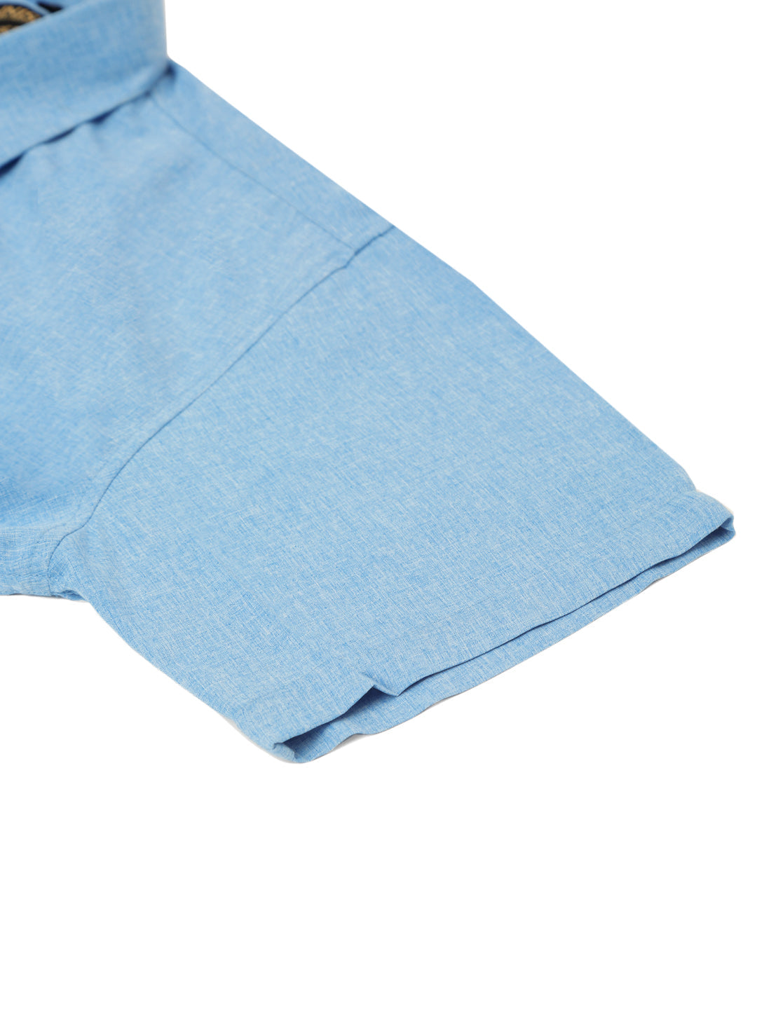 Jainish Men's Cotton Solid Half Sleeve Formal Shirts ( SF 811Light-Blue ) - Distacart