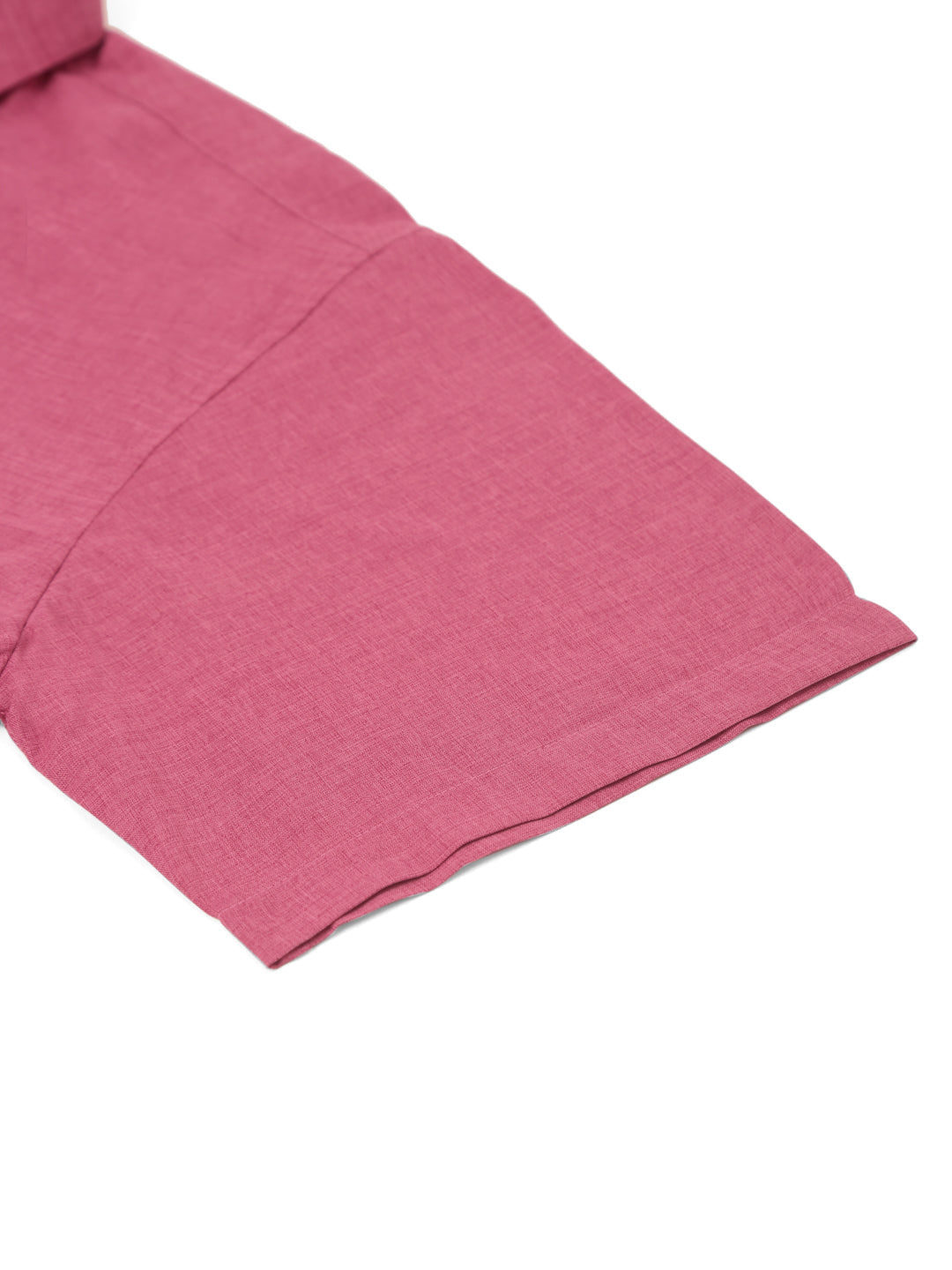 Jainish Men's Cotton Solid Half Sleeve Formal Shirts ( SF 811Pink ) - Distacart