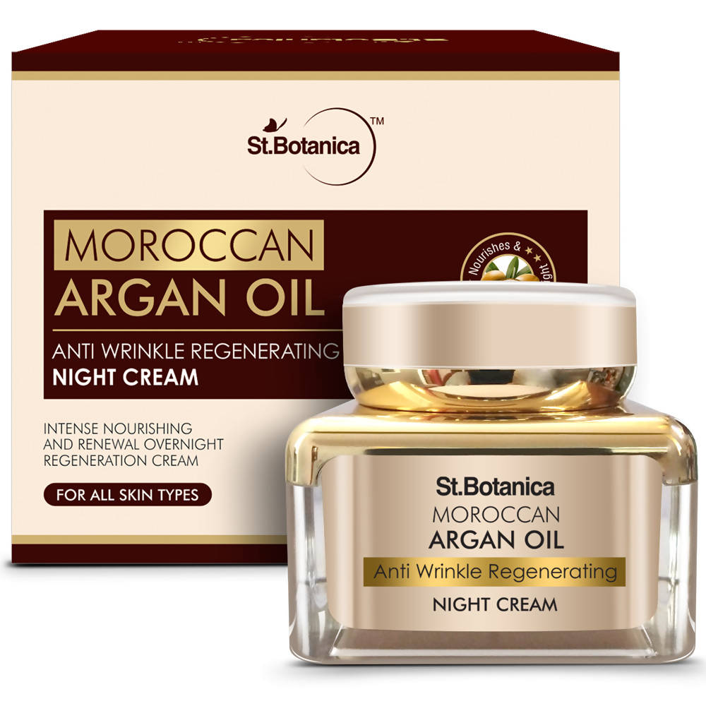 St.Botanica Moroccan Argan Oil Anti Wrinkle Regenerating Night Cream