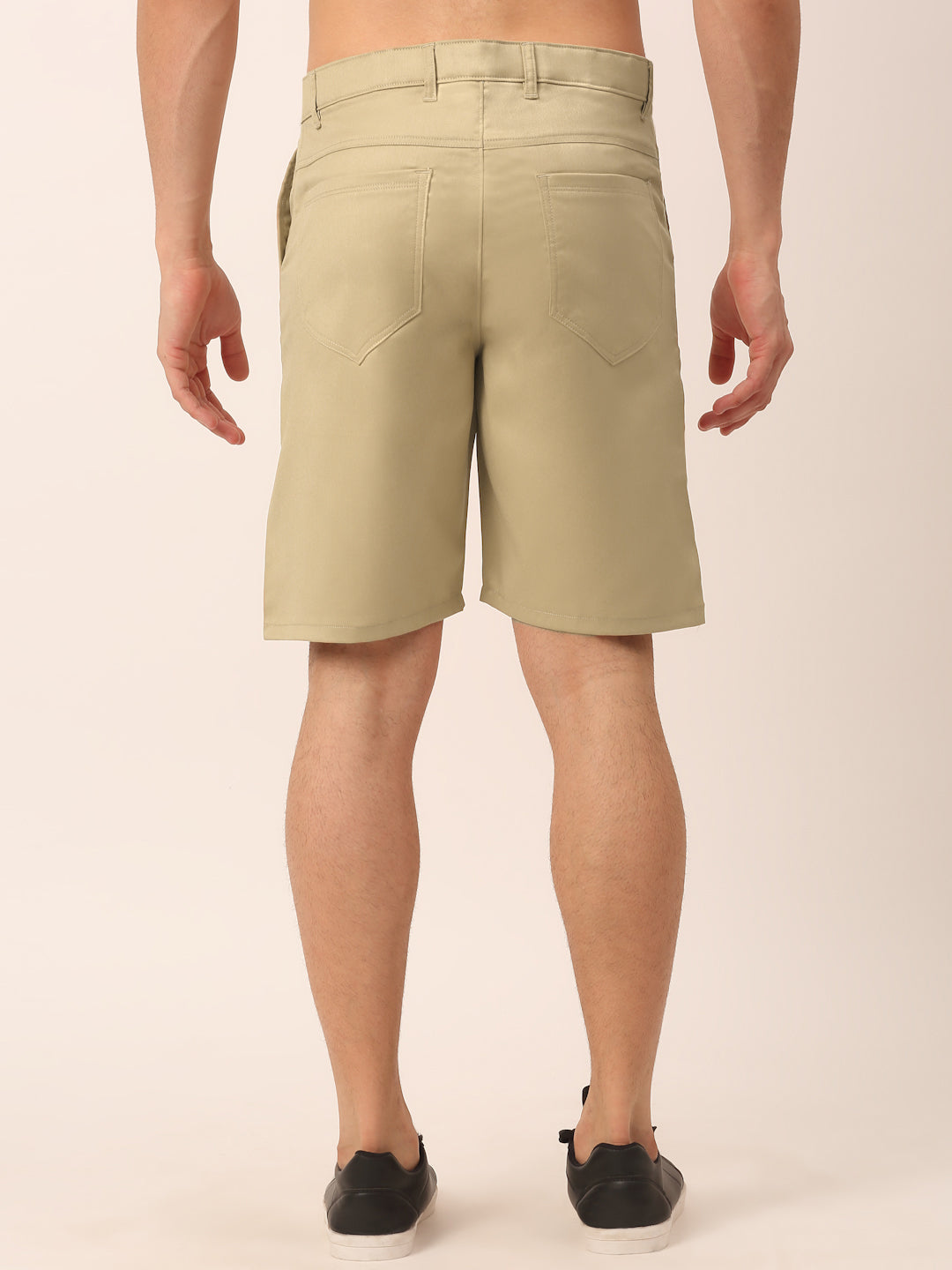 Jainish Men's Casual Cotton Solid Shorts ( SGP 153 Beige ) - Distacart