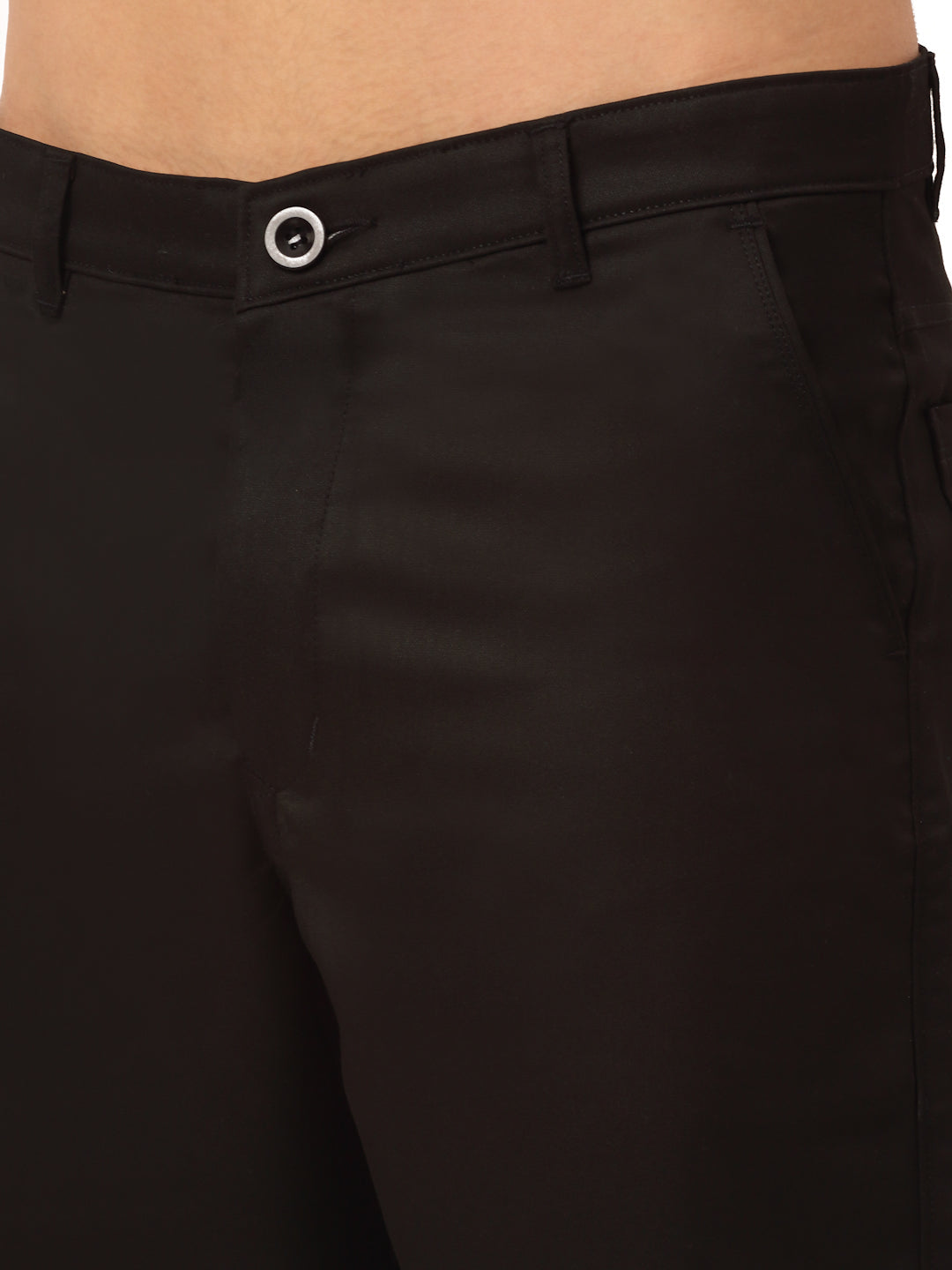 Jainish Men's Casual Cotton Solid Shorts ( SGP 153 Black ) - Distacart