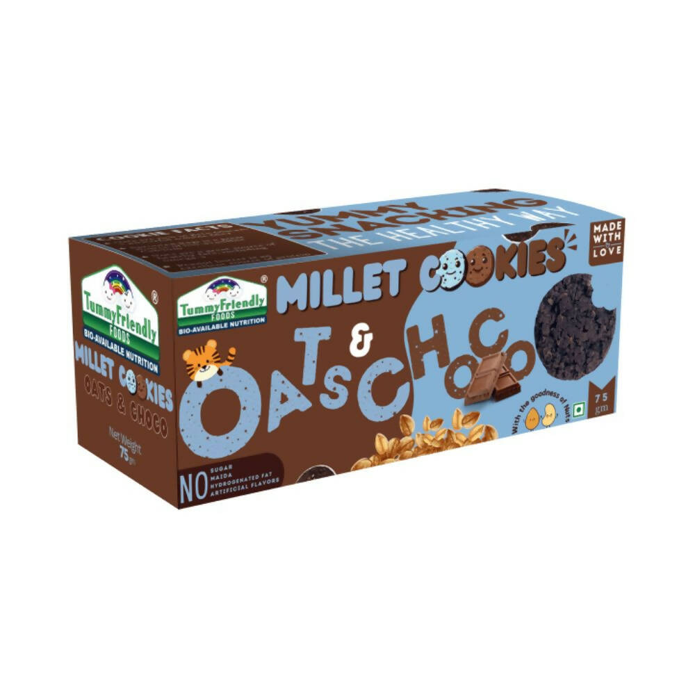 TummyFriendly Foods Oats & Chocolate Millet Cookies - Distacart