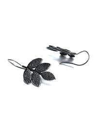 Thumbnail for Priyaasi Women Oxidised Silver Leaf Dangle Earrings - Distacart