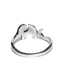 Thumbnail for Priyaasi Women Oxidised Silver Elephant Ring - Distacart
