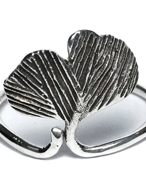 Priyaasi Women Oxidised Silver Leaf Ring - Distacart