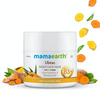 Thumbnail for Mamaearth Ubtan Night Face Mask for Glowing Skin