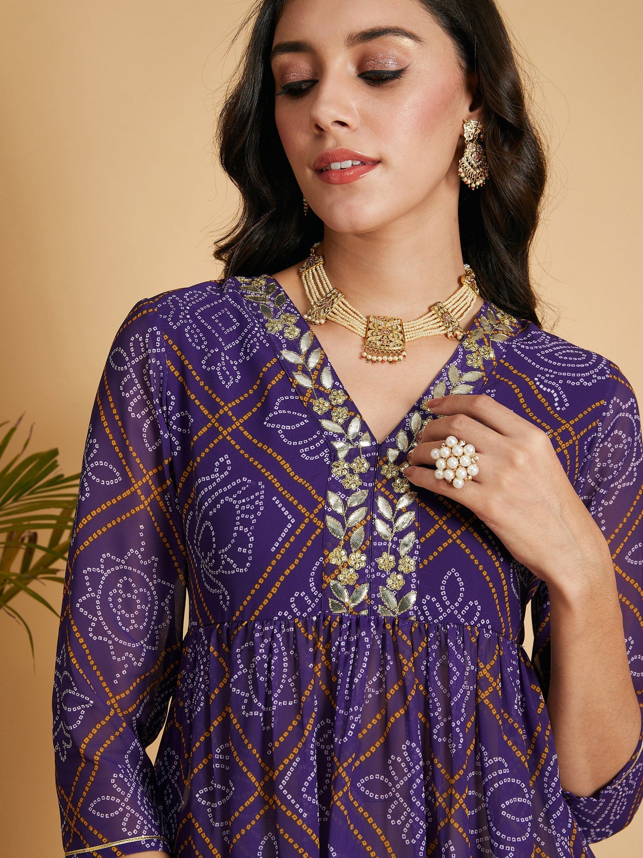 wrap peplum top