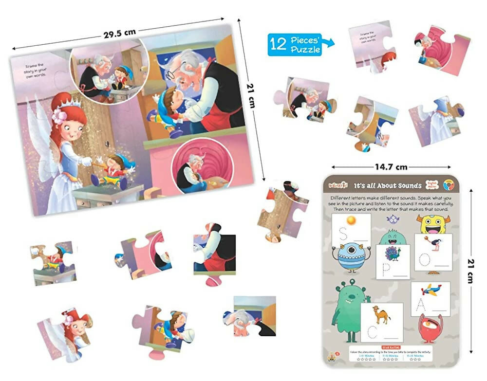 Braintastic Educational Game: English Master (6-99 Years) / Write & Wipe Reusable Activity Sheets/Kids Toy/ Free Puzzle - Distacart
