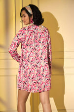 Thumbnail for Pink Platinum Creap Printed Co-Sets - Femella - Distacart