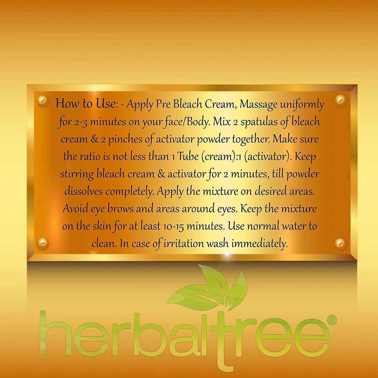 Herbal Tree 24 Carat Gold Bleach Cream - Distacart