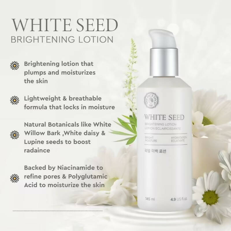 The Face Shop White Seed Brightening Lotion - Distacart