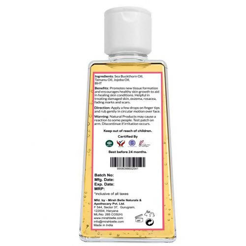 Mirah Belle Sea Buckthron & Tamanu Healing Face Oil - Distacart