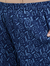 Thumbnail for NOZ2TOZ Plus Size Women Blue Printed Straight Kurta With Palazo & Dupatta - Distacart
