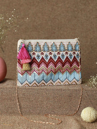 Thumbnail for Priyaasi Women Boho Multicolor Embroidered Sling Bag - Distacart
