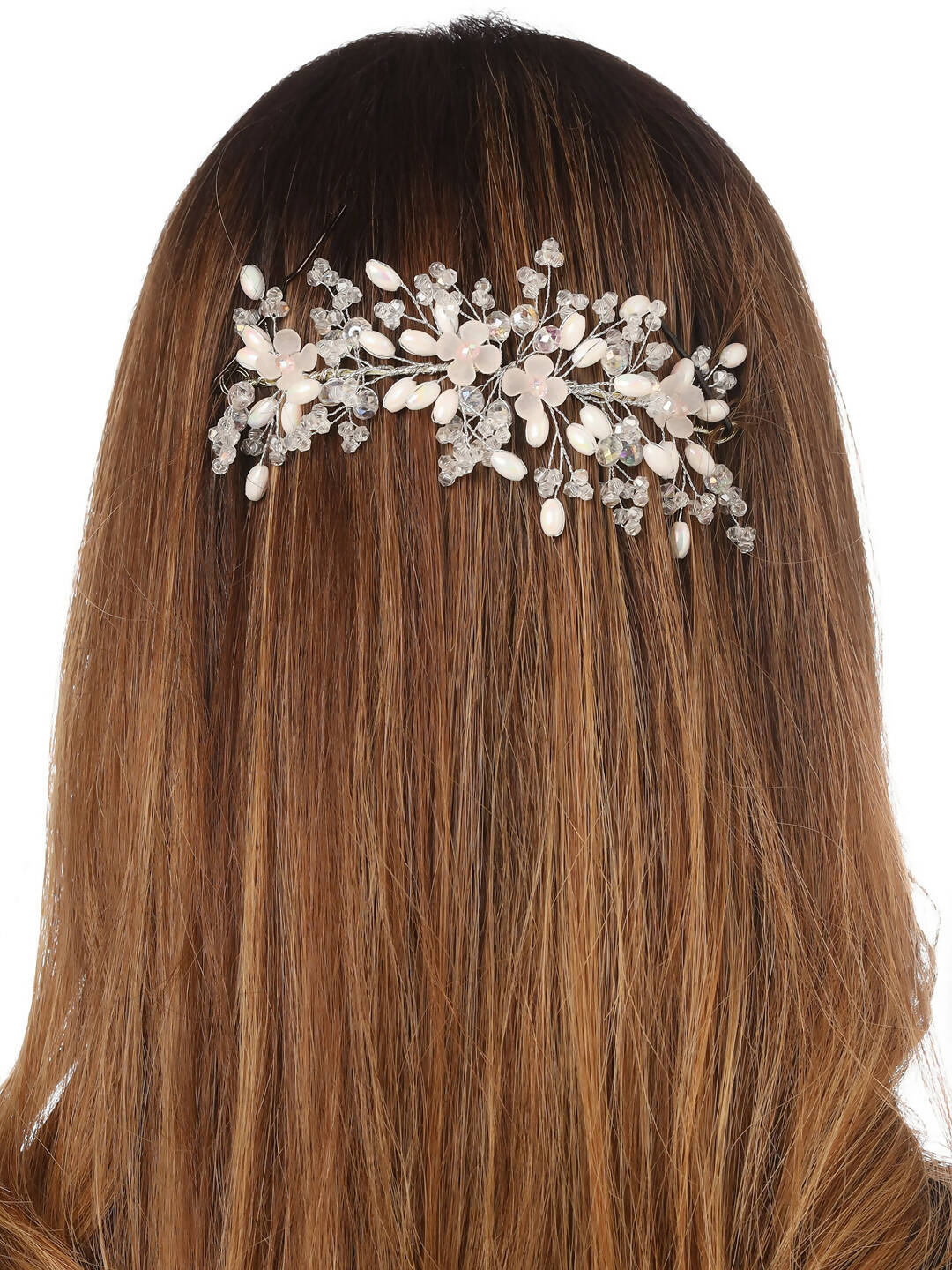 NVR Women's Embellished Beaded Hair Accessory Set - Distacart