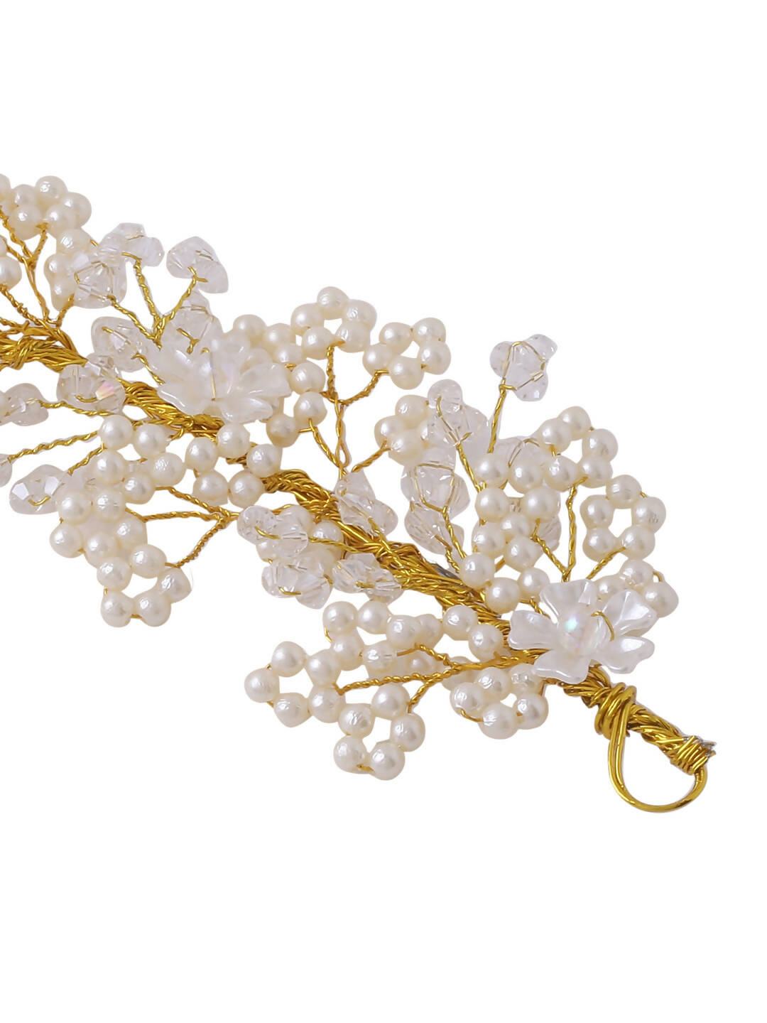 NVR Women Embellished Beaded Hair Accessory Set - Distacart