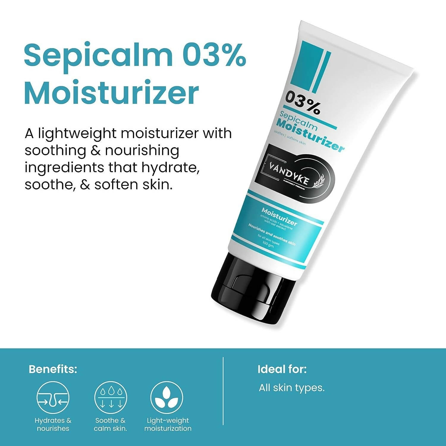 Vandyke Sepicalm 03% Moisturizer - Distacart