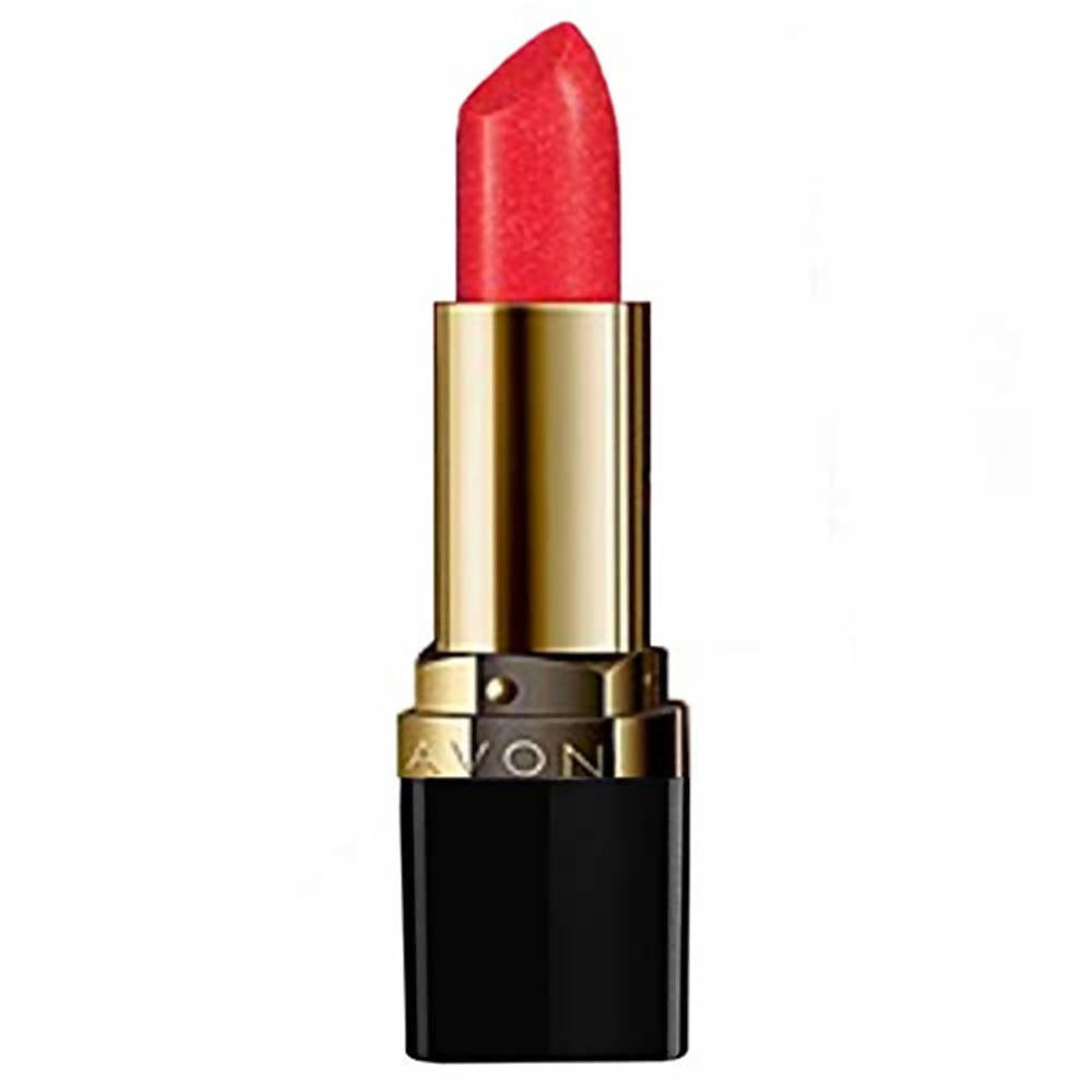 Avon True Color Gold Shine Lipstick - Red - Distacart