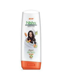 Thumbnail for Nisha Smooth and Silky Hair Conditioner with Almond and Olive Actives - Distacart