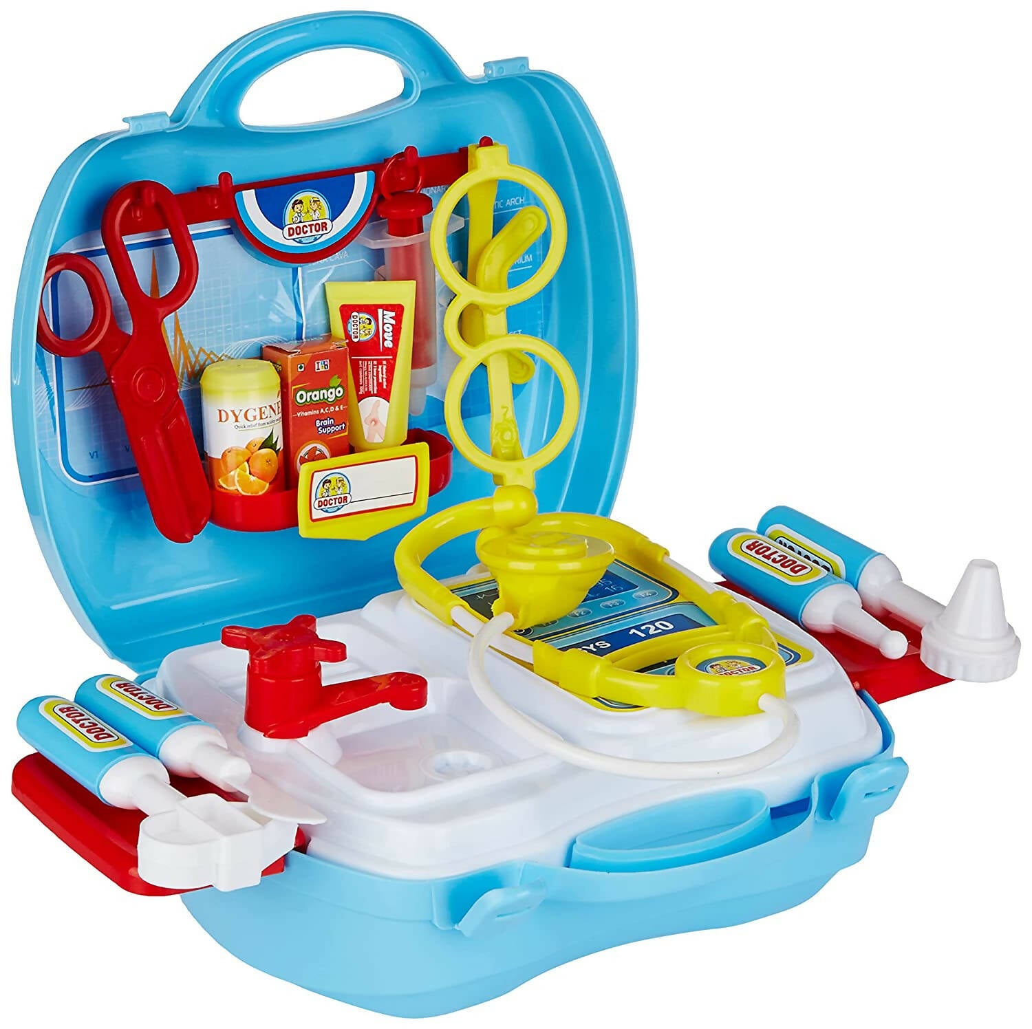 Sardar Ji Ki Dukan Pretend Play Doctor Play Sets For Boys/Girls/Kids Doctor Kit Toys With Suitcase - Isi Approved (Doctor Set - Box) - Distacart