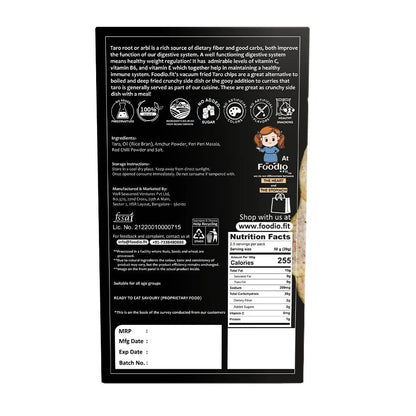 Foodio Taro Vacuum Fried Chips - Distacart