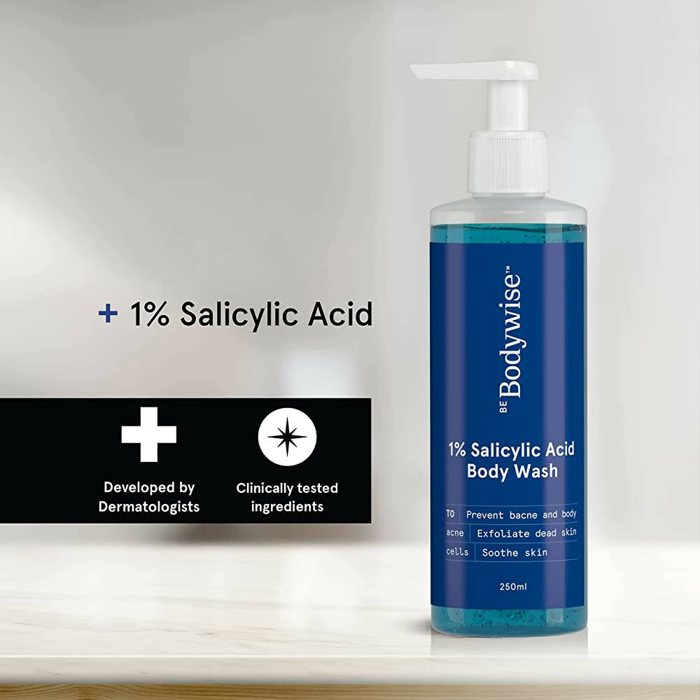 BeBodywise 1% Salicylic Acid Body Wash - Distacart