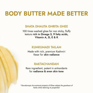 Kapiva Ayurveda Skin Rituals Ghee Kumkumadi Body Butter - Distacart