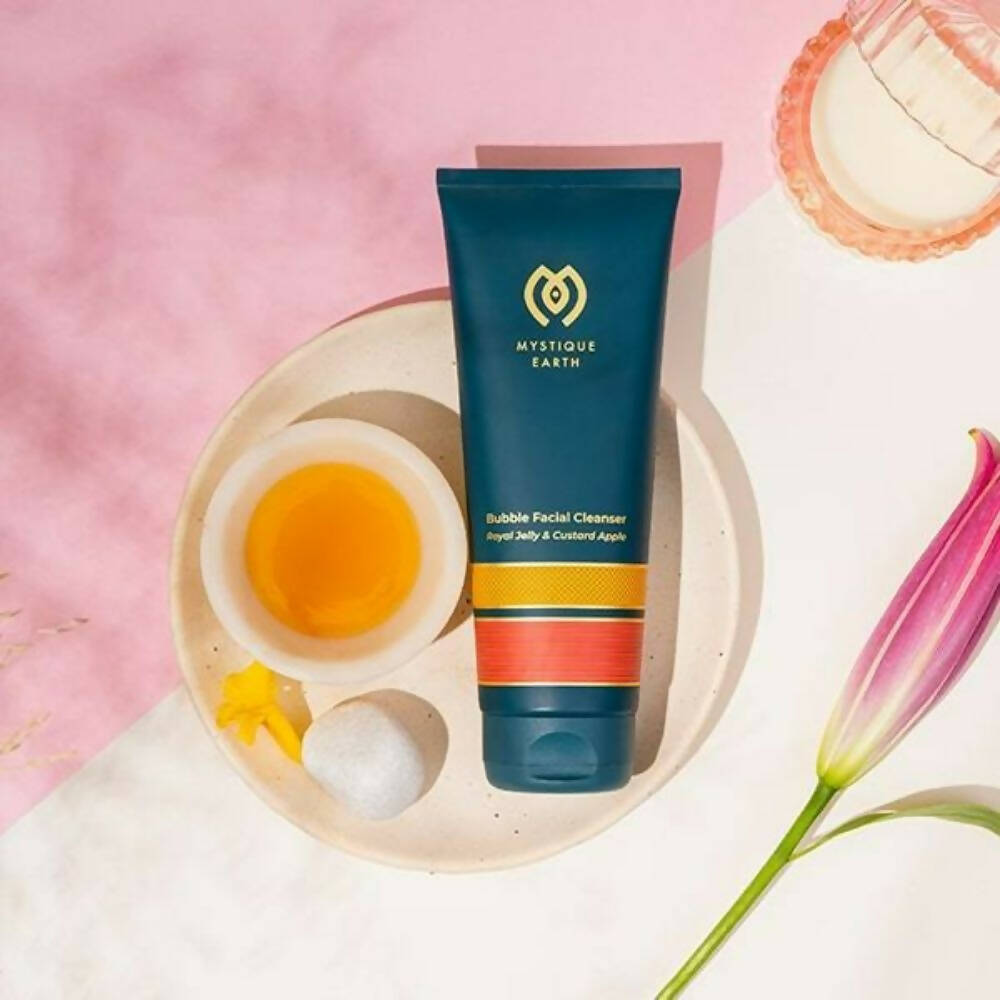 Mystique Earth Bubble Facial Cleanser - Distacart